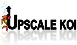 Upscale Koi Logo